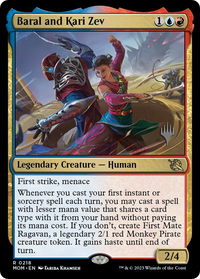 Baral and Kari Zev - Promo Pack: March of the Machine (PPMOM) #218p - Rare Magic: The Gathering Trading Card