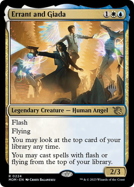 Errant and Giada - Promo Pack: March of the Machine Magic: The Gathering trading card