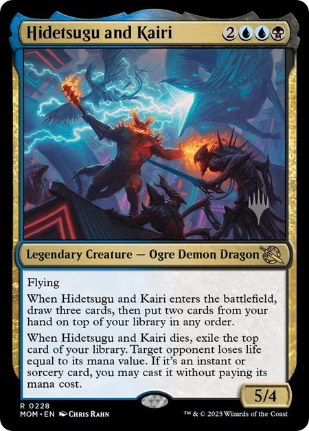 Hidetsugu and Kairi - Promo Pack: March of the Machine Magic: The Gathering trading card