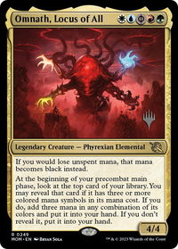 Omnath, Locus of All - Promo Pack: March of the Machine (PPMOM) #249p - Rare Magic: The Gathering Trading Card