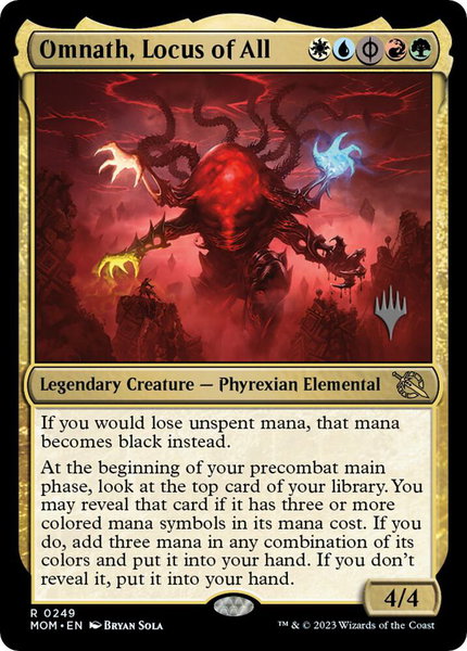 Omnath, Locus of All - Promo Pack: March of the Machine Magic: The Gathering trading card
