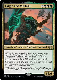 Yargle and Multani - Promo Pack: March of the Machine (PPMOM) #256p - Rare Magic: The Gathering Trading Card