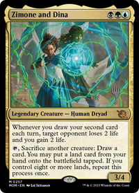 Zimone and Dina - Promo Pack: March of the Machine (PPMOM) #257p - Mythic Magic: The Gathering Trading Card