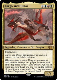 Zurgo and Ojutai - Promo Pack: March of the Machine (PPMOM) #258p - Mythic Magic: The Gathering Trading Card