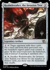 Realmbreaker, the Invasion Tree - Promo Pack: March of the Machine (PPMOM) #263p - Rare Magic: The Gathering Trading Card