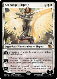 Archangel Elspeth - Prerelease Cards (PRE) #6s - Mythic Magic: The Gathering Trading Card