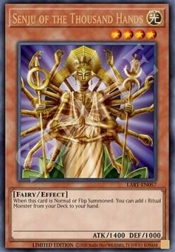 Senju of the Thousand Hands - The Lost Art Promotion YuGiOh trading card