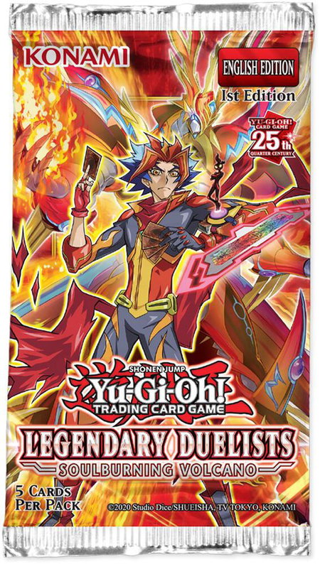 Legendary Duelists: Soulburning Volcano Booster Pack [1st Edition] - Legendary Duelists: Soulburning Volcano YuGiOh trading card