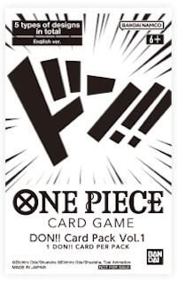 DON!! Card Pack Vol. 1 - One Piece Promotion Cards One Piece trading card