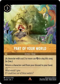 Part of Your World - The First Chapter (1) #30/204 - Rare Disney Lorcana Trading Card