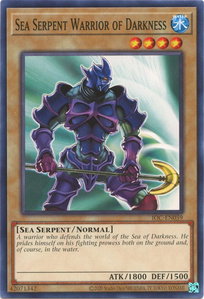 Sea Serpent Warrior of Darkness - Invasion of Chaos (25th Anniversary Edition) (IOC-EN) #IOC-EN059 - Common / Short Print YuGiOh Trading Card