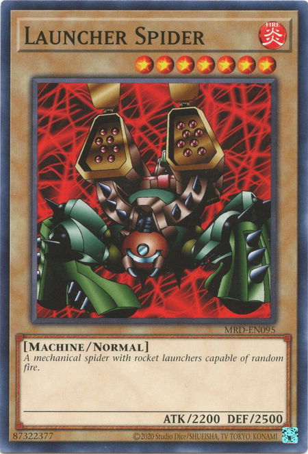 Launcher Spider - Metal Raiders (25th Anniversary Edition) YuGiOh trading card