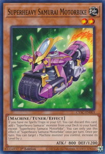 Superheavy Samurai Motorbike - Cyberstorm Access (CYAC) #CYAC-EN003 - Common / Short Print YuGiOh Trading Card