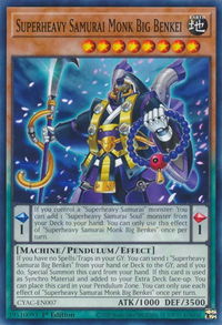 Superheavy Samurai Monk Big Benkei - Cyberstorm Access (CYAC) #CYAC-EN007 - Common / Short Print YuGiOh Trading Card