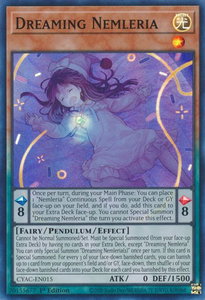 Dreaming Nemleria - Cyberstorm Access (CYAC) #CYAC-EN015 - Super Rare YuGiOh Trading Card