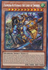 Tsumuha-Kutsunagi the Lord of Swords - Cyberstorm Access (CYAC) #CYAC-EN024 - Secret Rare YuGiOh Trading Card
