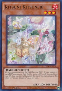 Kitsuni Kitsunebi - Cyberstorm Access (CYAC) #CYAC-EN028 - Common / Short Print YuGiOh Trading Card