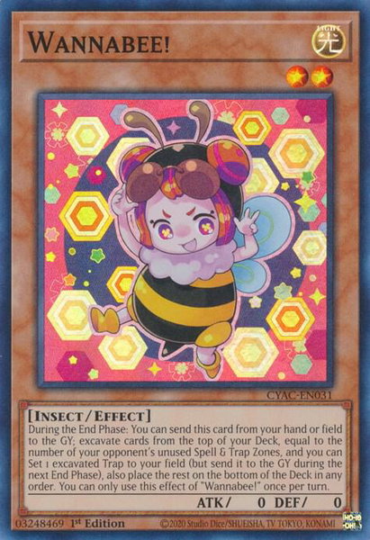 Wannabee! trading card from Cyberstorm Access Wannabee! - Cyberstorm Access YuGiOh trading card