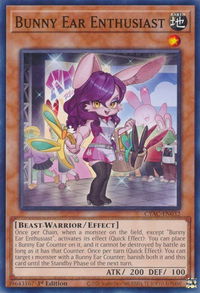 Bunny Ear Enthusiast - Cyberstorm Access (CYAC) #CYAC-EN032 - Common / Short Print YuGiOh Trading Card
