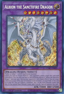Albion the Sanctifire Dragon - Cyberstorm Access (CYAC) #CYAC-EN035 - Secret Rare YuGiOh Trading Card