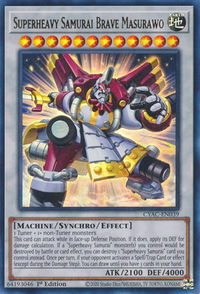 Superheavy Samurai Brave Masurawo - Cyberstorm Access (CYAC) #CYAC-EN039 - Ultra Rare YuGiOh Trading Card