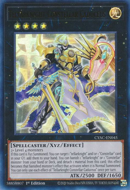 Tellarknight Constellar Caduceus - Cyberstorm Access YuGiOh trading card