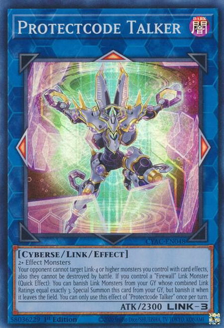 Protectcode Talker - Cyberstorm Access YuGiOh trading card