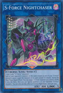 S-Force Nightchaser - Cyberstorm Access (CYAC) #CYAC-EN050 - Super Rare YuGiOh Trading Card