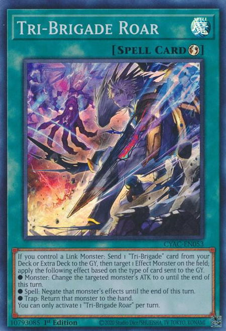 Tri-Brigade Roar - Cyberstorm Access YuGiOh trading card