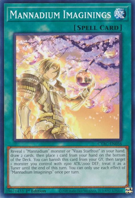 Mannadium Imaginings - Cyberstorm Access YuGiOh trading card