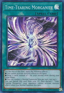Time-Tearing Morganite - Cyberstorm Access (CYAC) #CYAC-EN067 - Super Rare YuGiOh Trading Card