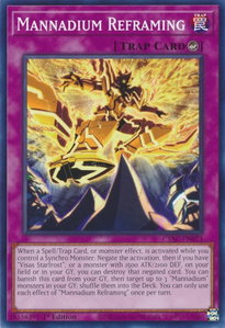 Mannadium Reframing - Cyberstorm Access (CYAC) #CYAC-EN073 - Common / Short Print YuGiOh Trading Card
