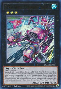 Gold Pride - Chariot Carrie - Cyberstorm Access (CYAC) #CYAC-EN088 - Ultra Rare YuGiOh Trading Card