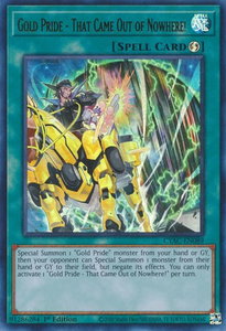 Gold Pride - That Came Out of Nowhere! - Cyberstorm Access (CYAC) #CYAC-EN089 - Ultra Rare YuGiOh Trading Card