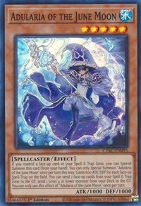 Adularia of the June Moon - Cyberstorm Access (CYAC) #CYAC-EN095 - Super Rare YuGiOh Trading Card