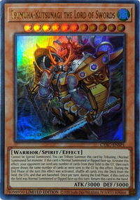 Tsumuha-Kutsunagi the Lord of Swords - Cyberstorm Access (CYAC) #CYAC-ENSP1 - Ultra Rare YuGiOh Trading Card