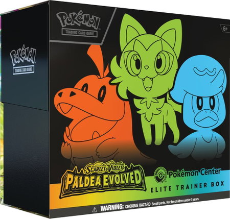 Paldea Evolved Pokemon Center Elite Trainer Box (Exclusive) - SV02: Paldea Evolved Pokémon trading card