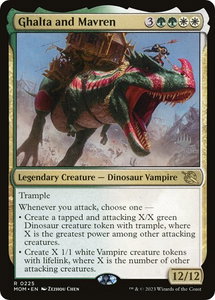 Ghalta and Mavren - Promo Pack: March of the Machine (PPMOM) #225p - Rare Magic: The Gathering Trading Card
