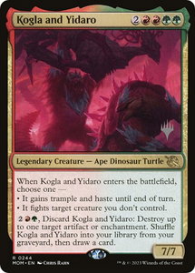 Kogla and Yidaro - Promo Pack: March of the Machine (PPMOM) #244p - Rare Magic: The Gathering Trading Card