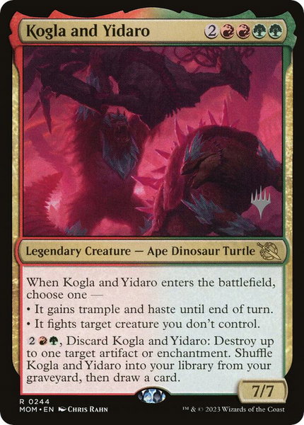 Kogla and Yidaro - Promo Pack: March of the Machine Magic: The Gathering trading card