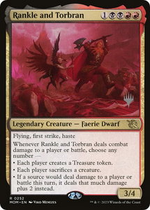Rankle and Torbran - Promo Pack: March of the Machine (PPMOM) #252p - Rare Magic: The Gathering Trading Card