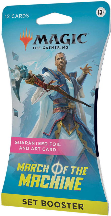 March of the Machine - Sleeved Set Booster Pack - March of the Machine Magic: The Gathering trading card