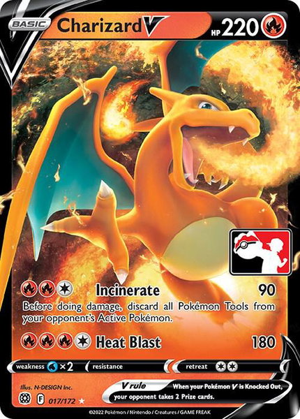 Charizard V (Prize Pack Series 2) - Prize Pack Series Cards Pokémon trading card