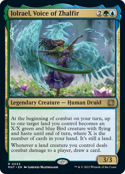 Jolrael, Voice of Zhalfir - March of the Machine: The Aftermath Magic: The Gathering trading card