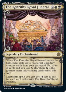 The Kenriths' Royal Funeral (Showcase) - March of the Machine: The Aftermath (MAT) #84 - Rare Magic: The Gathering Trading Card
