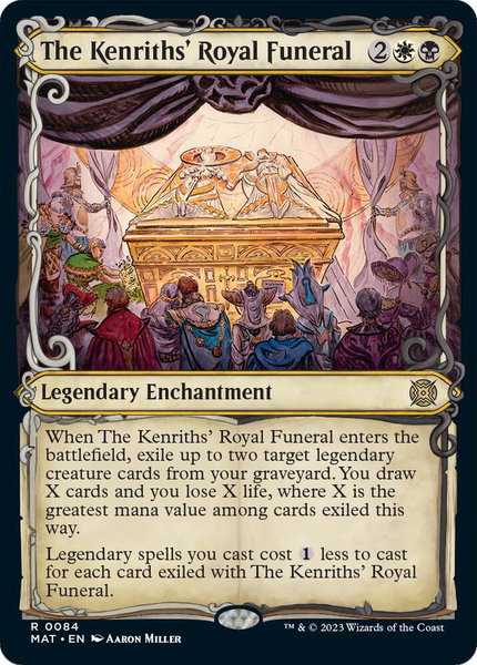 The Kenriths' Royal Funeral (Showcase) - March of the Machine: The Aftermath Magic: The Gathering trading card