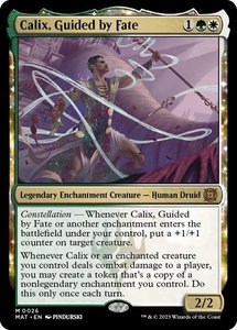 Calix, Guided by Fate - March of the Machine: The Aftermath (MAT) #26 - Mythic Rare Magic: The Gathering Trading Card