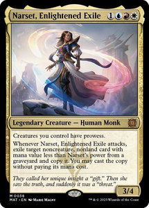Narset, Enlightened Exile - March of the Machine: The Aftermath (MAT) #38 - Mythic Rare Magic: The Gathering Trading Card