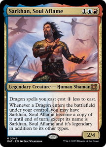 Sarkhan, Soul Aflame - March of the Machine: The Aftermath (MAT) #46 - Mythic Rare Magic: The Gathering Trading Card