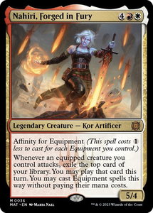 Nahiri, Forged in Fury - March of the Machine: The Aftermath (MAT) #36 - Mythic Rare Magic: The Gathering Trading Card
